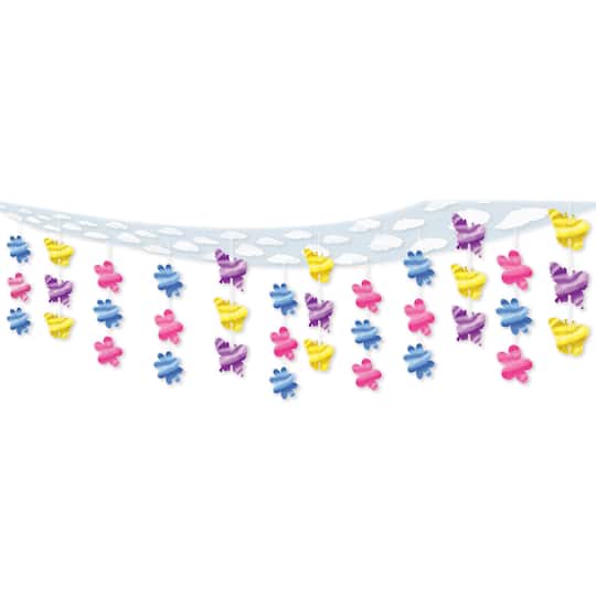 Michaels, Beistle 12ft. Butterfly & Flower Ceiling Décor – Category: Ceiling Decorations